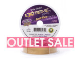 Soft Flex Extreme 30 ft, 24k Gold Plated, .014 Fine Diameter (Outlet Sale)