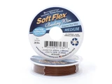 Soft Flex Beading Wire 10ft Butterscotch Color .019 Medium Diameter (Outlet Sale)
