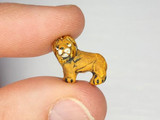 Soft Flex 16x13mm Lion Ceramic Teeny Tiny Bead, 1 Count