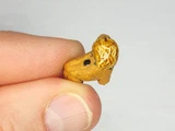 Soft Flex 16x13mm Lion Ceramic Teeny Tiny Bead, 1 Count 