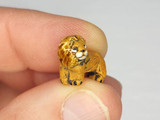 Soft Flex 16x13mm Lion Ceramic Teeny Tiny Bead, 1 Count