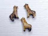 Soft Flex 12x15mm Giraffe Ceramic Teeny Tiny Bead, 1 Count 