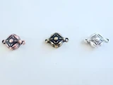 TierraCast 20.4x13.1mm Assorted Metals Magnetic Clasp with Loops, 1 Count
