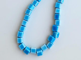 Soft Flex 7mm Assorted Colors Ceramic Cube Beads, 50 Count 
