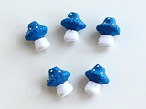 Soft Flex 9x11mm Mushroom Ceramic Teeny Tiny Bead, 1 Count 