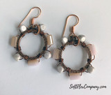 Assorted Sizes and Metals Hammertone Ring Textured Metal Connector, 1 Count