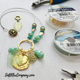 Assorted Sizes and Metals Hammertone Ring Textured Metal Connector, 1 Count