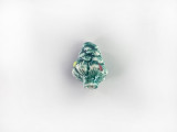 Small Snowy Christmas Tree Ceramic Bead, 1 Count (Closeout)