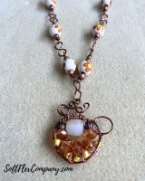 11mm Yellow Ceramic Flower Rounds, 20 Count (Closeout)