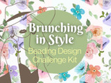 Soft Flex Brunching in Style Beading Design Challenge Kit, Inspiration for Jewelry Makers of All Levels 