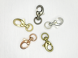 30mm Assorted Metals Swivel Lobster Clasp, 1 Count