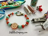 Soft Flex Beach Bonfire Beading Design Challenge Kit, Inspiration for Jewelry Makers of All Levels 