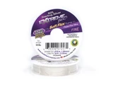 Soft Flex Extreme Flex Beading Wire 10ft 925 Sterling Silver Color .014 Fine Diameter  (Closeout)
