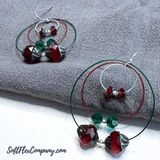 Trios Santa's Workshop Beading Wire Pack (Garnet, Green Emerald, Fluorite) 