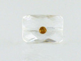 Quartz Crystal With Citrine And 18kt Gold Setting (Closeout)