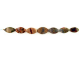 Soft Flex 7 Count Graduated Multicolor Thunder Egg Agate Polished Ellipse