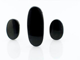 Soft Flex 32 Count Smooth Graduated Madagascar Jet Flat Ovals Side Drilled