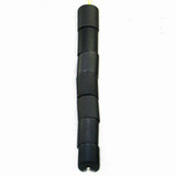 Soft Flex 27x18mm Black Onyx Matte Fin Overlap Cylinders, 7 Count 