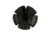 Soft Flex Polished Onyx Carved Flower 