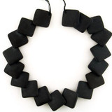 Soft Flex 18 Count 33x33mm Matte Finish Onyx Overlapping Diamonds (Closeout) 