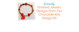 Finished Jewelry Designs From Our Chocolate Kiss Design Kit