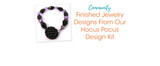 Finished Jewelry Designs From Our Hocus Pocus Design Kit