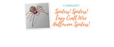 Spiders! Spiders! Easy Craft Wire Halloween Spiders!