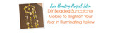 DIY Beaded Suncatcher Mobile to Brighten Your Year in Illuminating Yellow