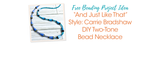 "And Just Like That" Style: Carrie Bradshaw DIY Two-Tone Bead Necklace