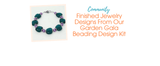 Finished Jewelry Designs From Our Garden Gala Beading Design Kit