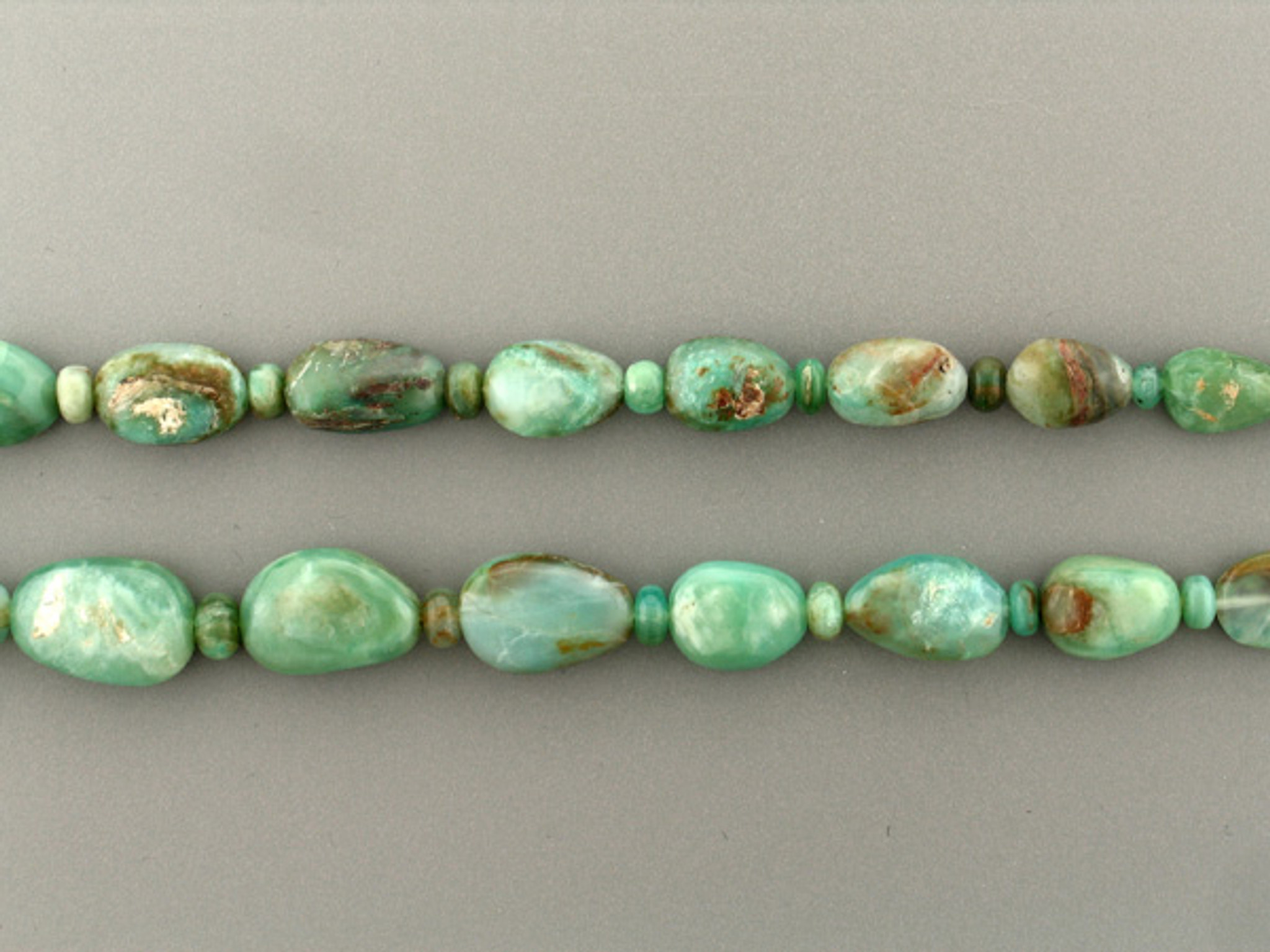 Blue Opal, Opal Beads, Peruvian