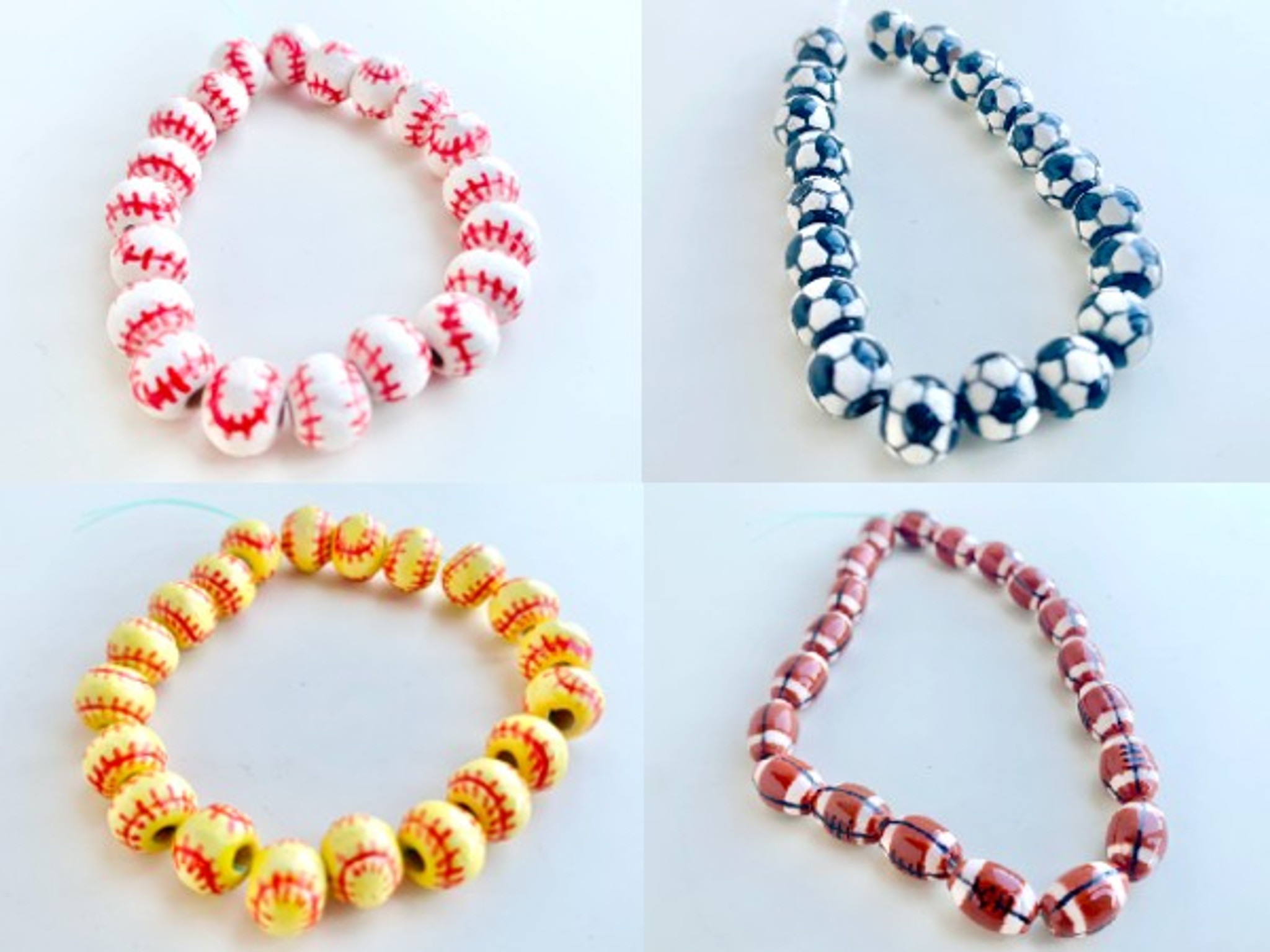 Sports beads store for bracelets