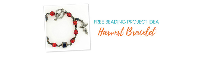 Free Beading Project Idea: Harvest Bracelet