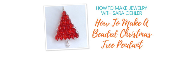 How To Make A Beaded Christmas Tree Pendant