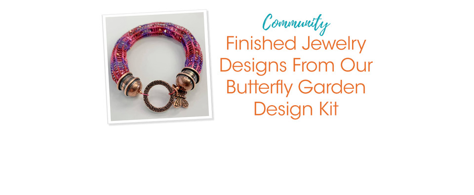 Finished Jewelry Designs From Our Butterfly Garden Design Kit - Soft ...
