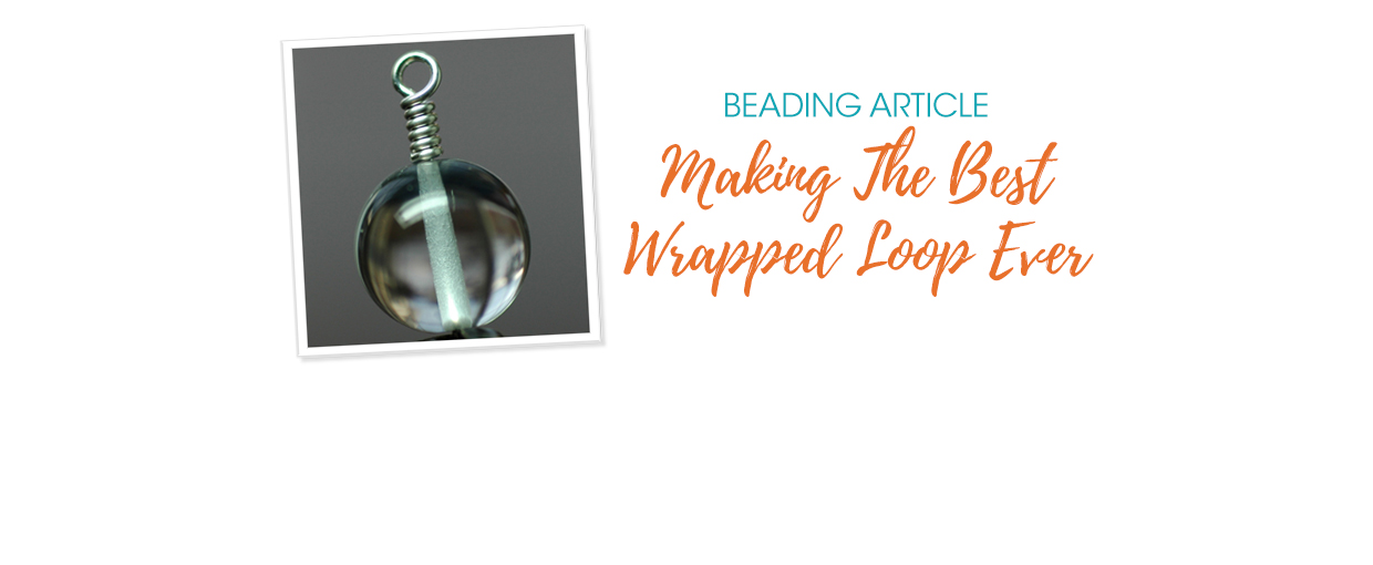 How to make a wrapped eye pin - Wire Loop