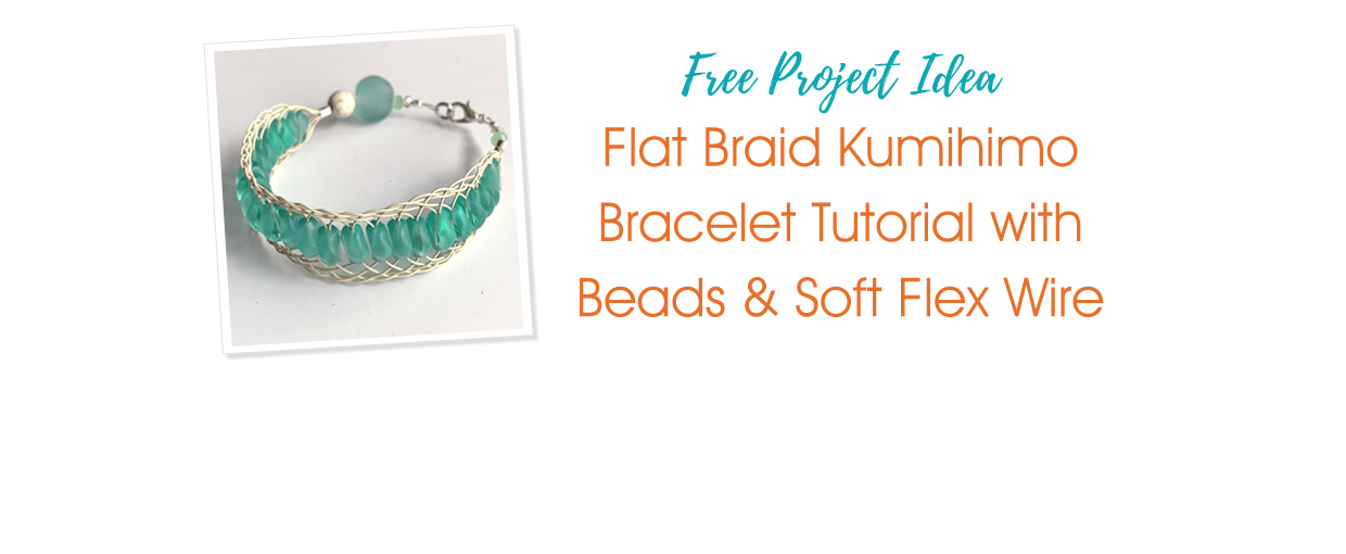 Kumihimo Starter Kits - flat braid or seed bead kit, jewellery making,  braiding.
