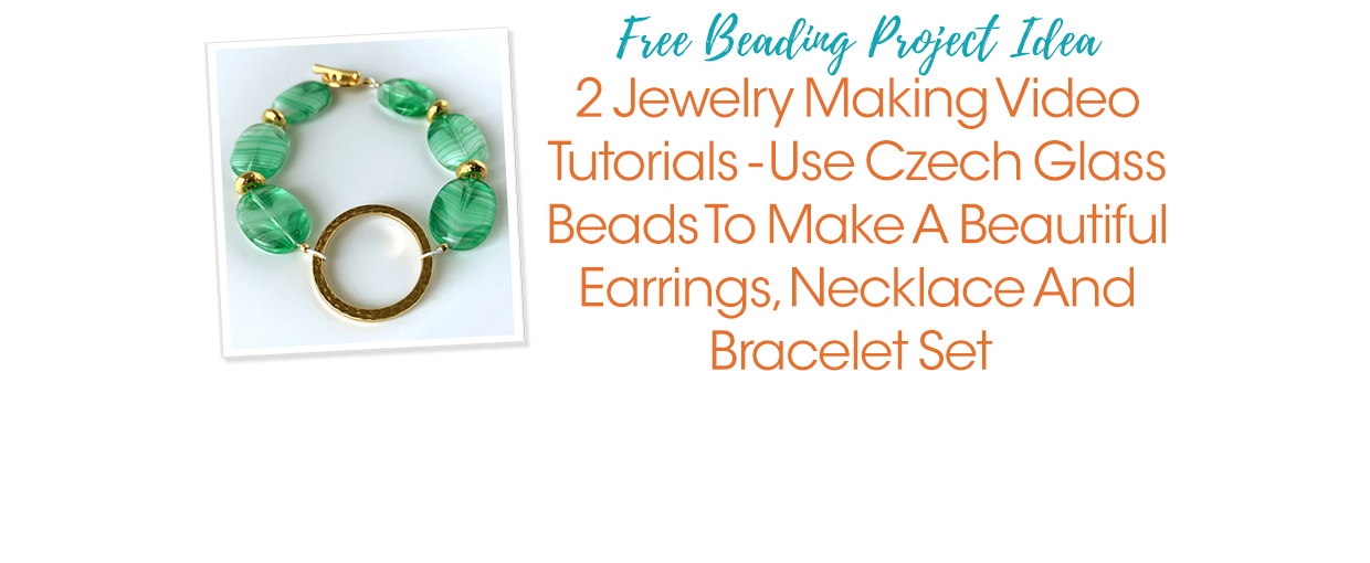 2 Jewelry Making Video Tutorials - Use Czech Glass Beads To Make A ...