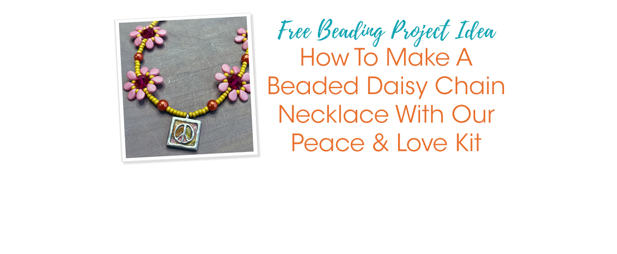 How to make beaded Daisy Bracelets - A girl and a glue gun