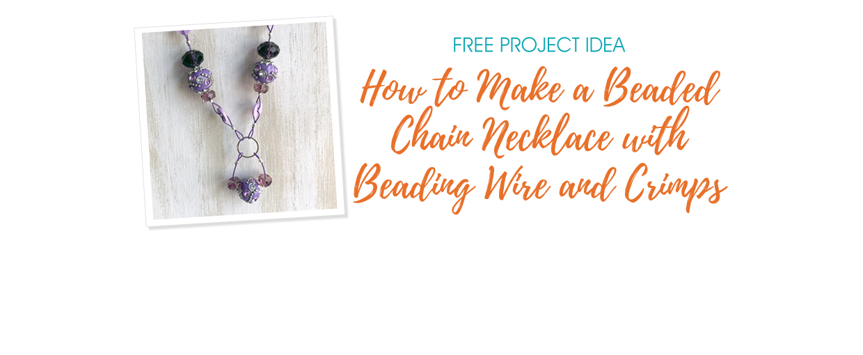 How to Make a Necklace with Beaded Chain