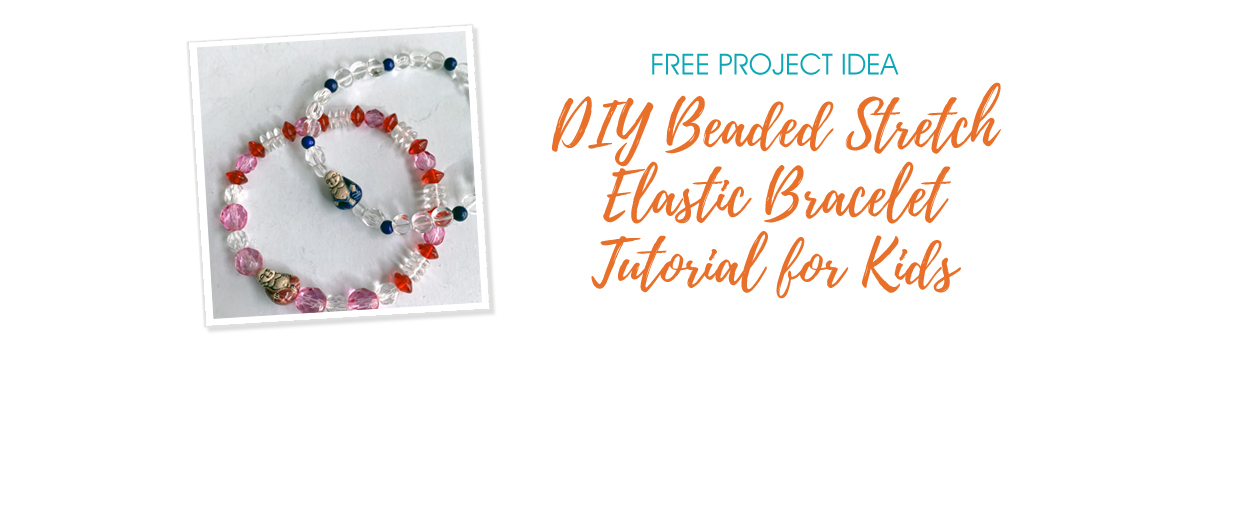 Easy Elastic Bracelet Tutorial -  Beaded bracelets diy, Stretch bracelets  tutorial, Jewelry making tutorials