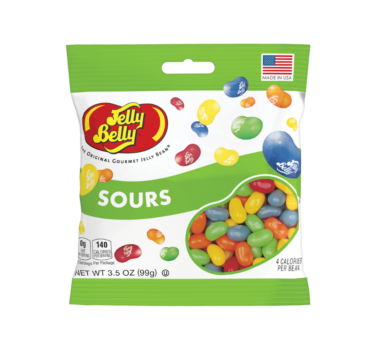 Jelly Belly Sours 3.5 Grab and Go Bag - Nashville Fudge Kitchen