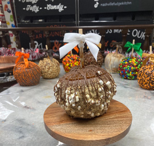 Gourmet Chocolate dipped S'mores Caramel Apple Gourmet Chocolate dipped S'mores Caramel Apple