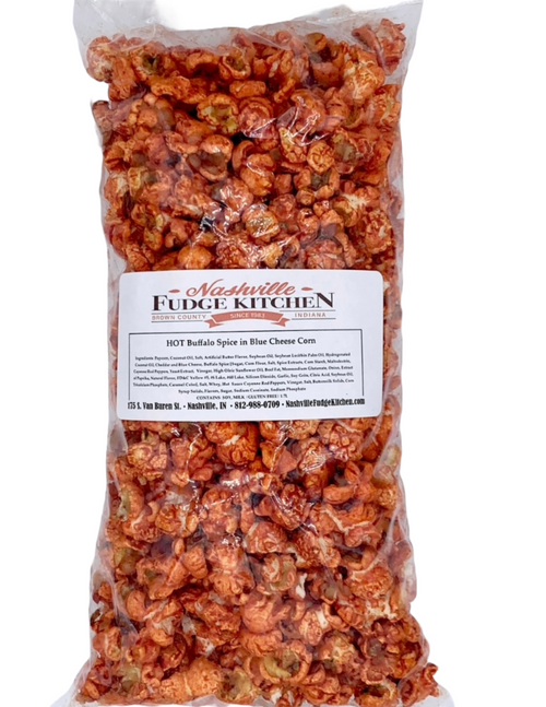 HOT Buffalo in Spice in Blue Cheese Popcorn