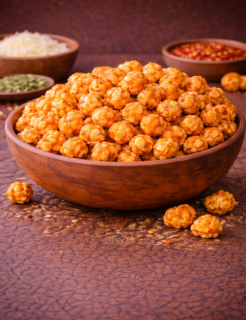 Cheese Pizza Popcorn Bowl 