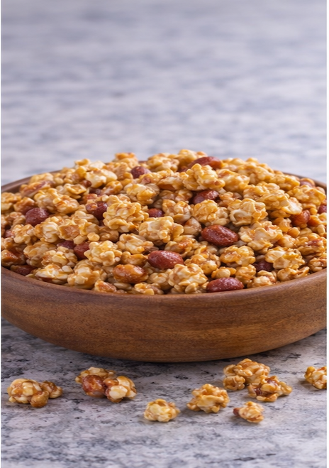 Caramel Nut Popcorn