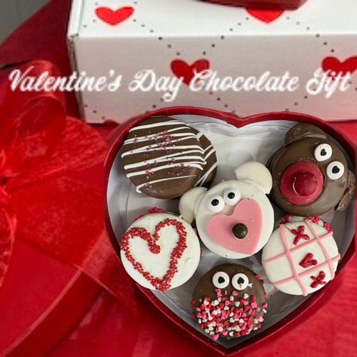 Valentines oreos heart box gift