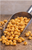 Golden caramel popcorn with crunchy texture and fresh coating
