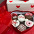 Chocolate Covered Oreos Valentine Gift Box | Heart Gift Box with Bow | 6 or 12 Dipped Oreos | Free Shipping