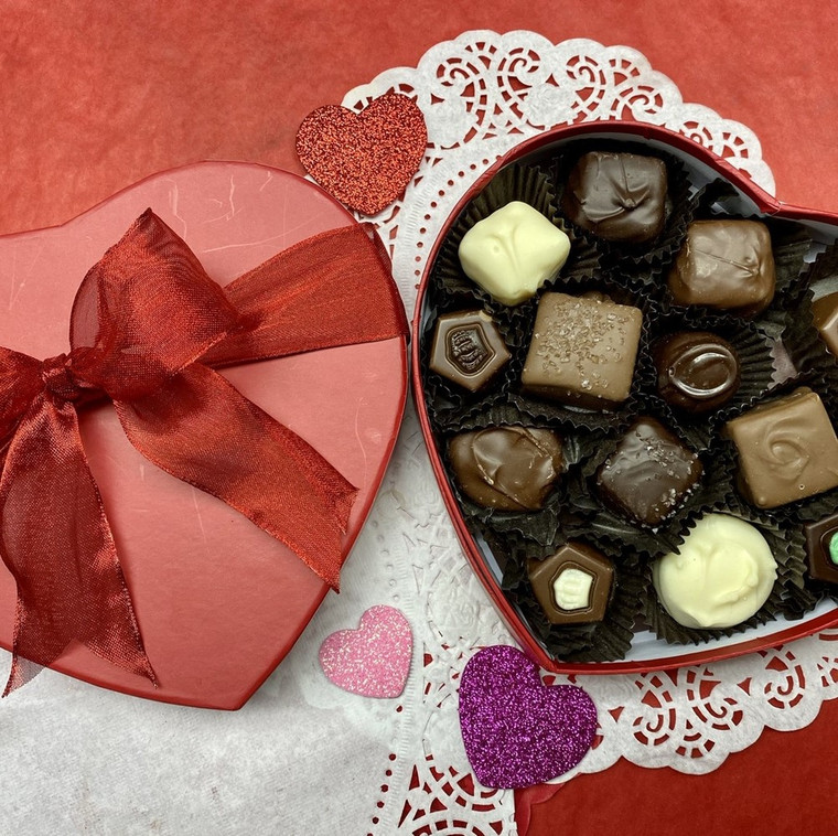 Small heart confections assortment Valentines Box